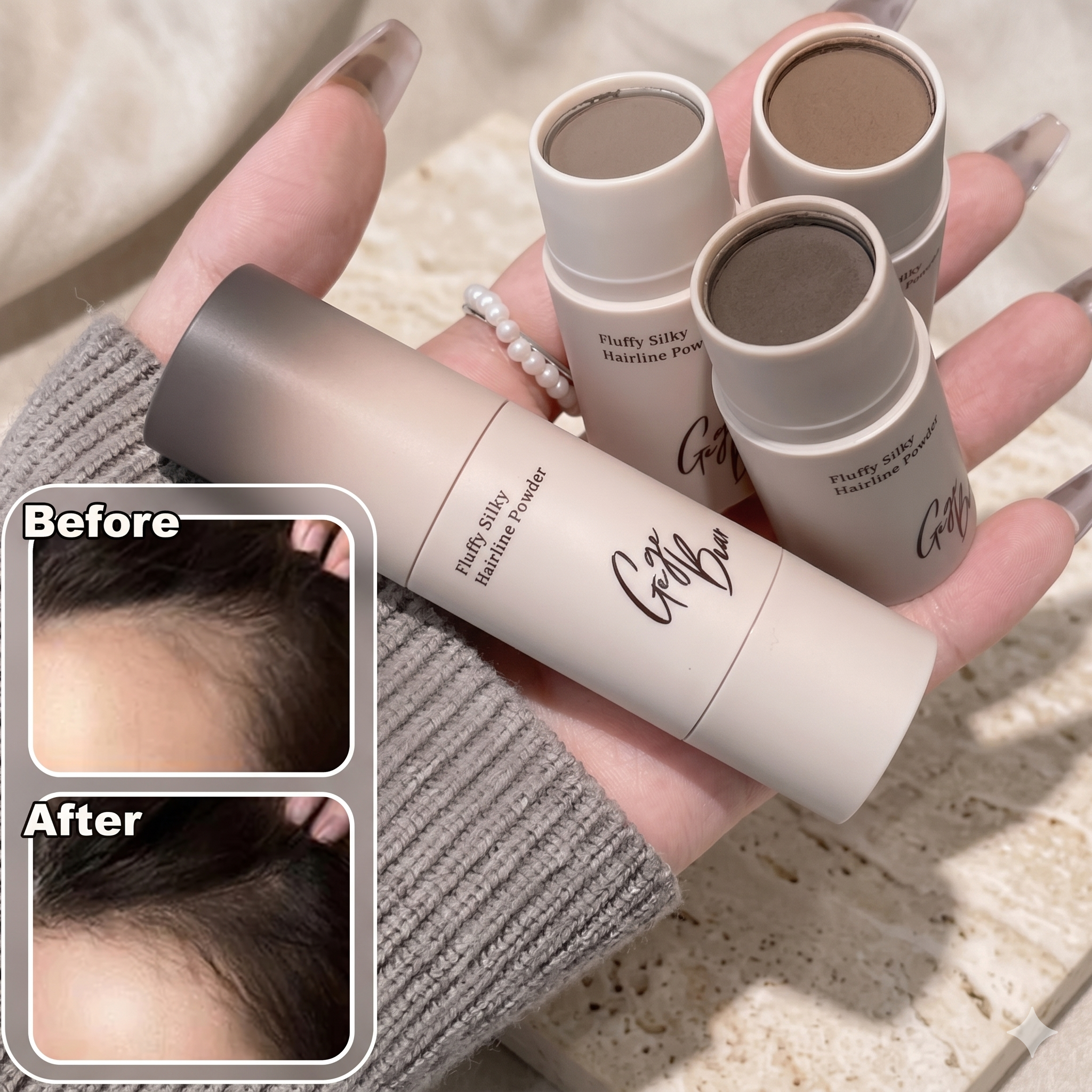 Lios™ Hair Line Concealer Powder